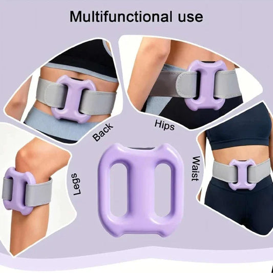 Electric Fascia Ring Massager with Adjustable Belt