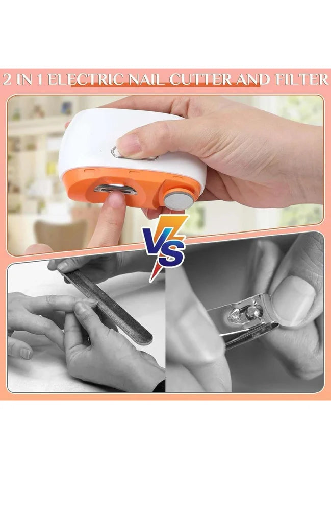2-in-1 Electric Nail Clipper and Nail Polisher