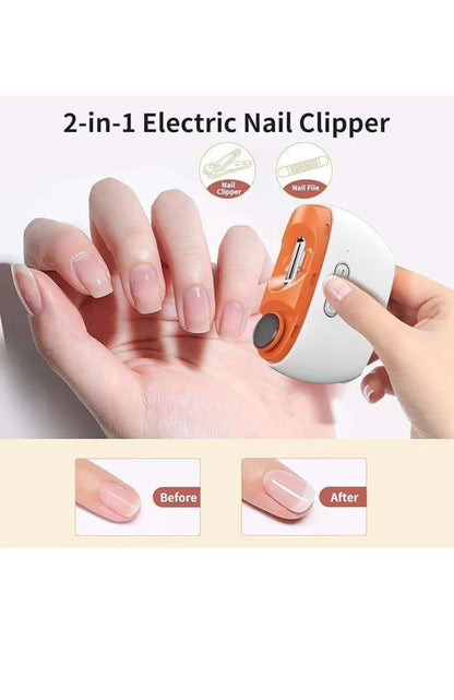 2-in-1 Electric Nail Clipper and Nail Polisher