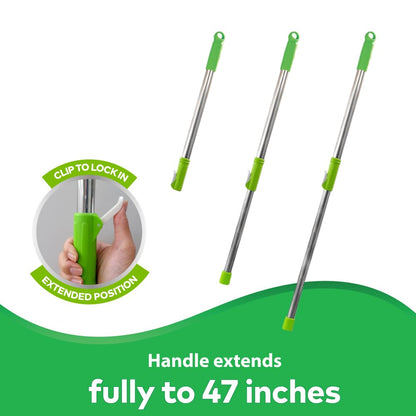 Bucket Spin Mop with Easy Wring & Rinse System
