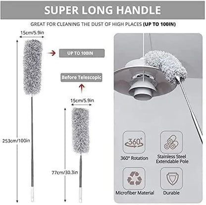 Microfiber Feather Fan Ceiling Duster