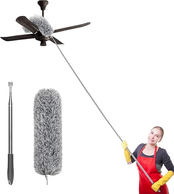 Microfiber Feather Fan Ceiling Duster