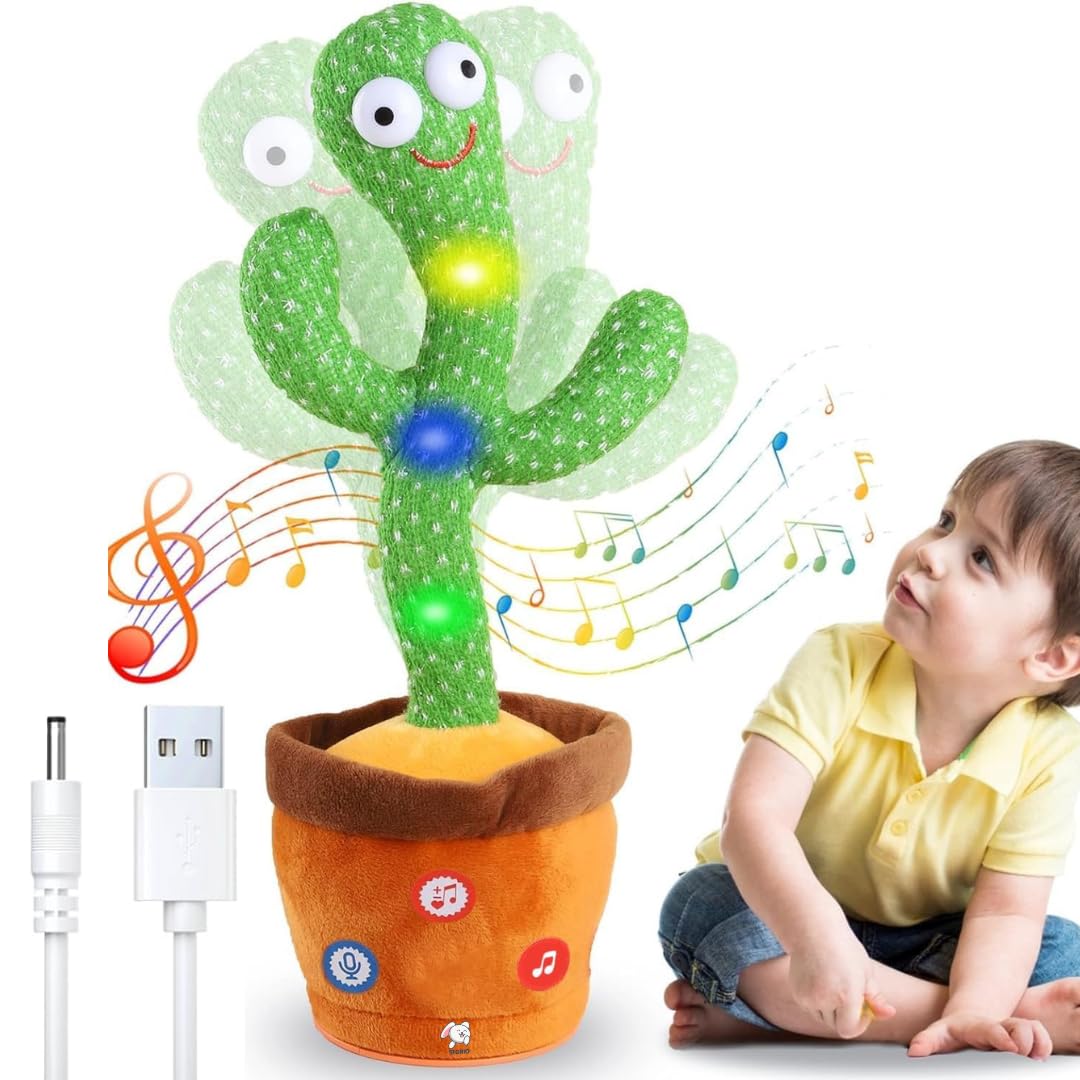 Toys for Kids Dancing Cactus Toys Can Sing Wriggle