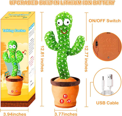 Toys for Kids Dancing Cactus Toys Can Sing Wriggle