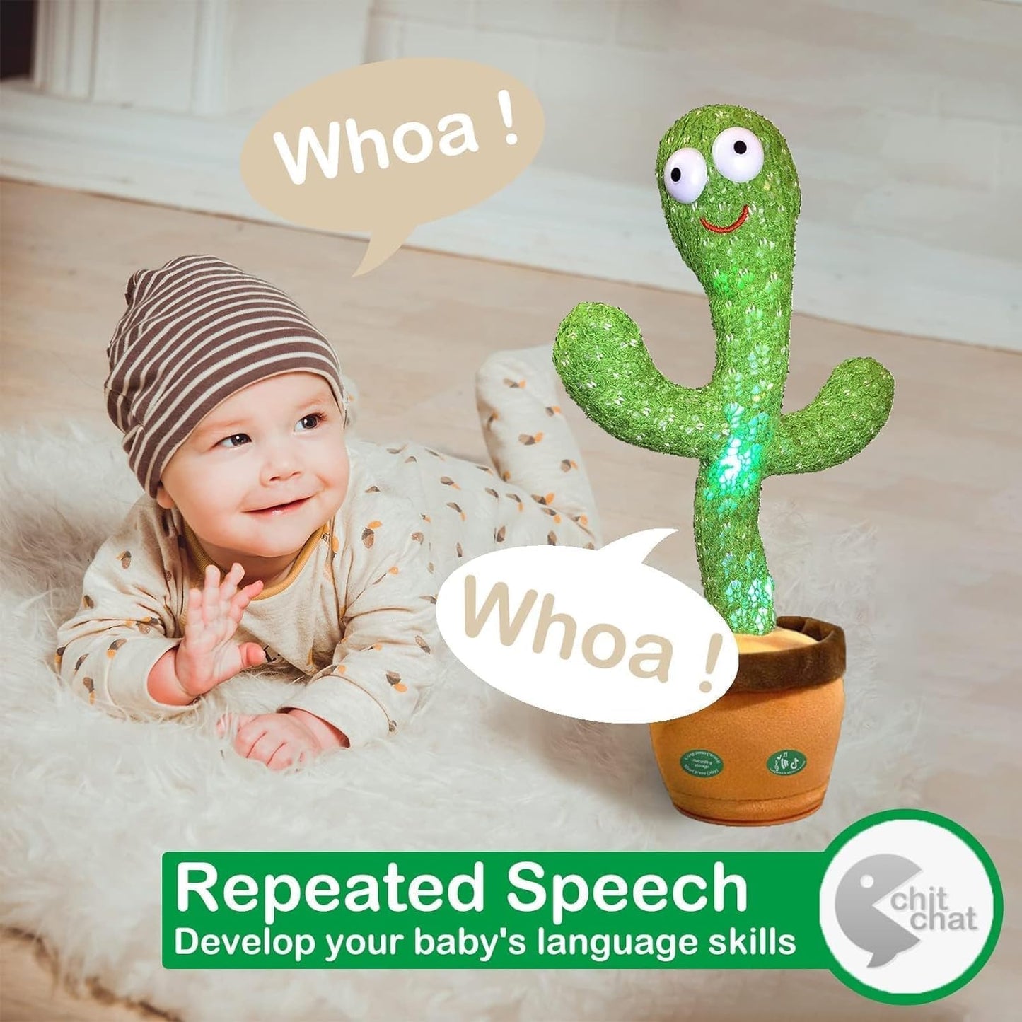Toys for Kids Dancing Cactus Toys Can Sing Wriggle