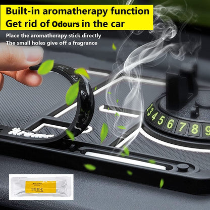 Anti-Slip Car Dashboard Mat with Phone Holder