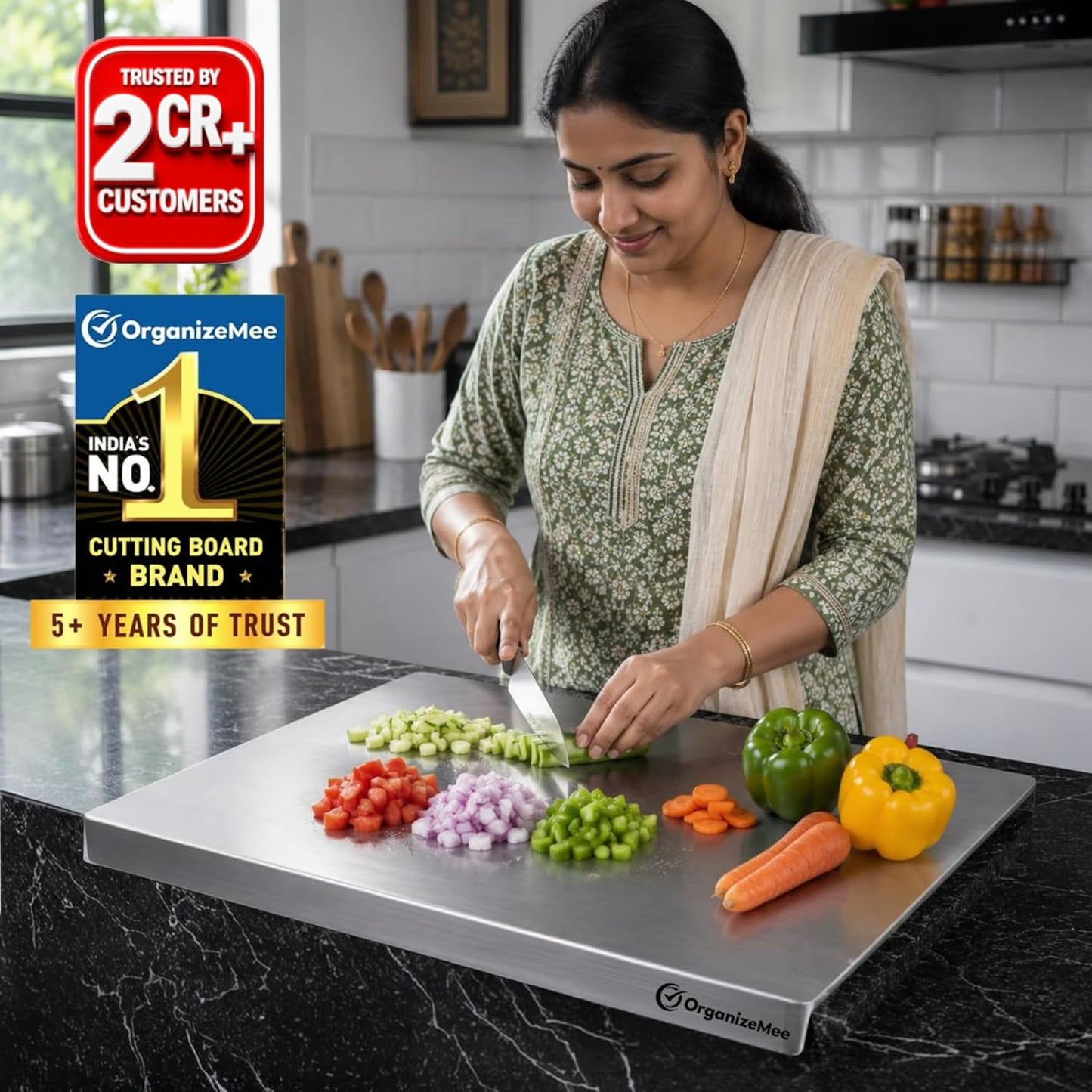 Shellbee Stainless Steel 316 Chopping Board