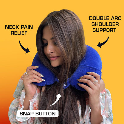 Billebon Premium Neck Pillow for Travelling Airplane Travel Pillow