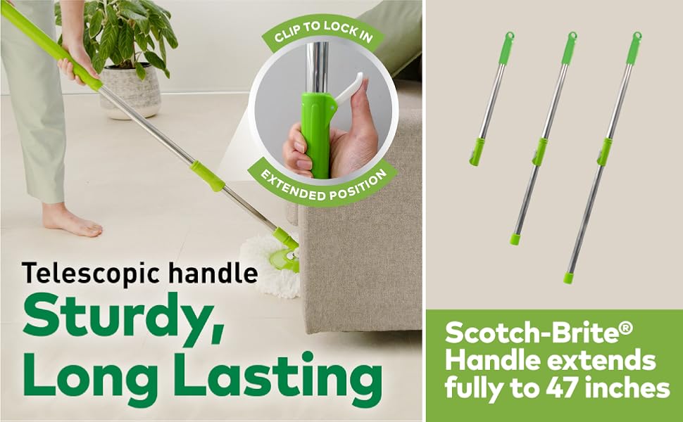 Bucket Spin Mop with Easy Wring & Rinse System