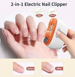 2-in-1 Electric Nail Clipper and Nail Polisher
