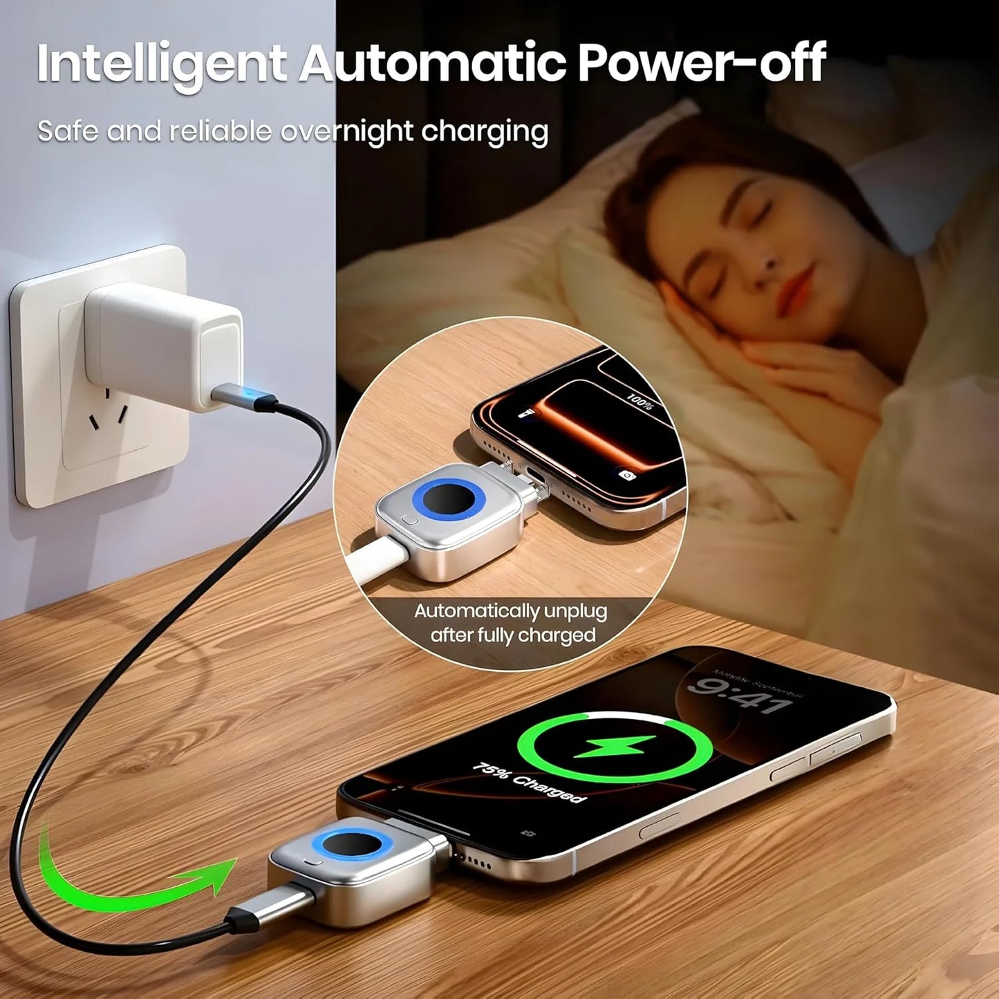 Smart Auto Stop Charging Protector