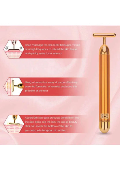 Electric Vibration Facial Massage Roller