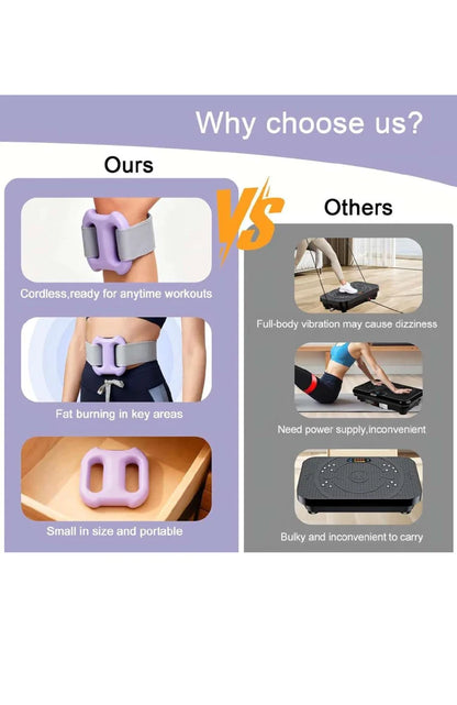 Electric Fascia Ring Massager with Adjustable Belt
