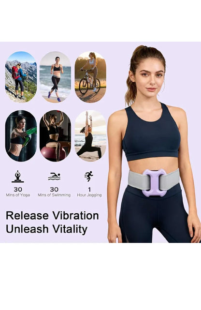 Electric Fascia Ring Massager with Adjustable Belt