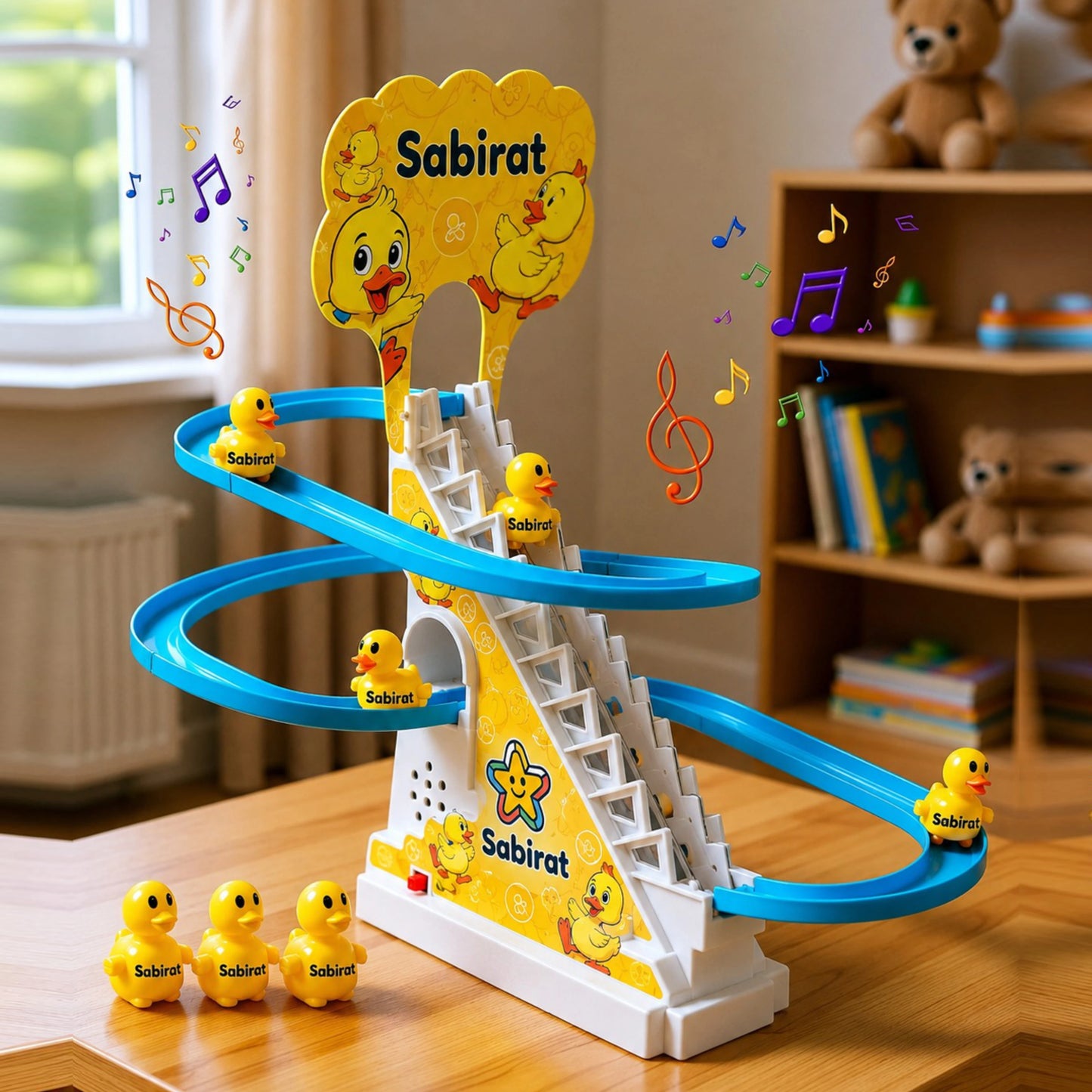 SABIRAT Animal Set Musical Toy For Kids (Multicolor)