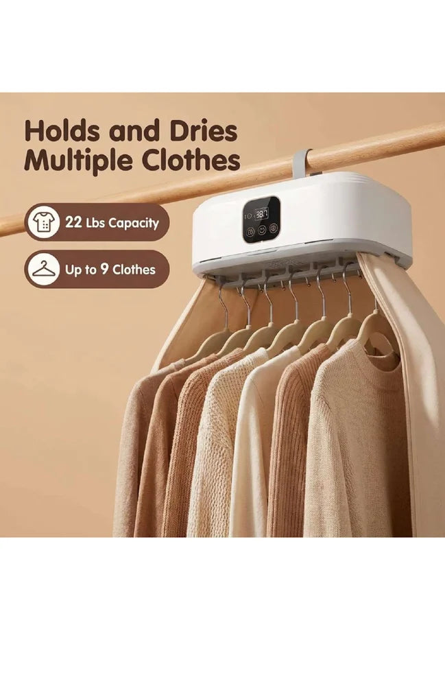 Portable Electric Clothes Dryer Mini Foldable Laundry Drying Machine