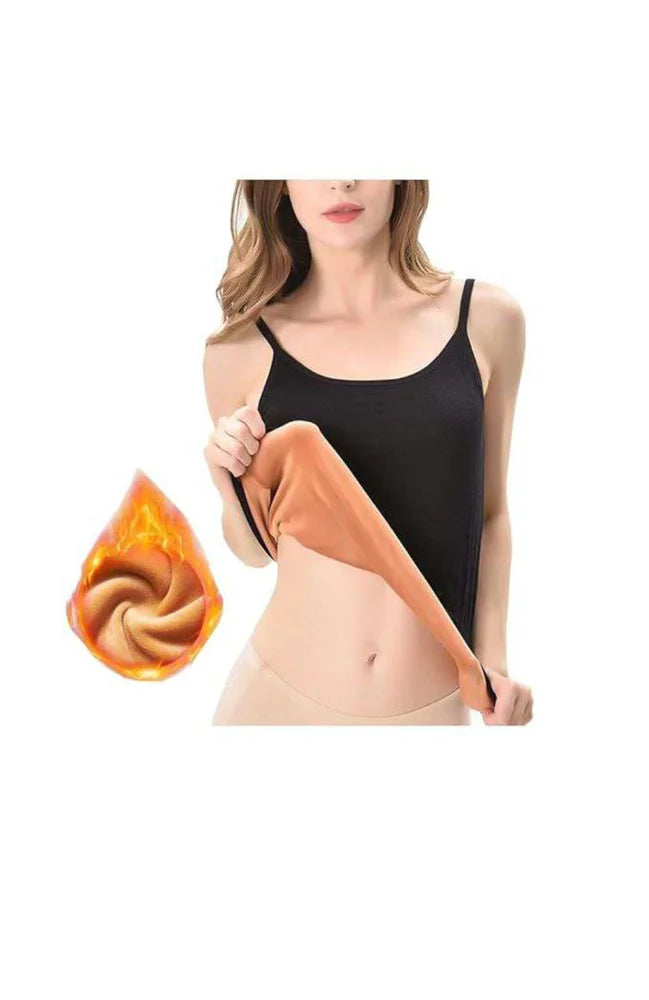 Thermal Wear for Women Stylish Velvet Camisole Woolen Tops Fleece Warmers