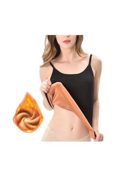 Thermal Wear for Women Stylish Velvet Camisole Woolen Tops Fleece Warmers