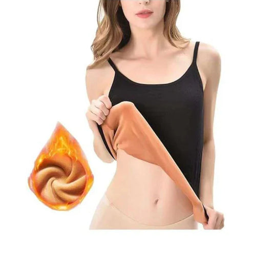 Thermal Wear for Women Stylish Velvet Camisole Woolen Tops Fleece Warmers